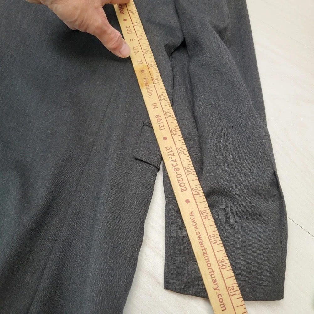Jos A Bank Signature Collection 44R Wool Blazer Charcoal Gray Sartorial Timeless
